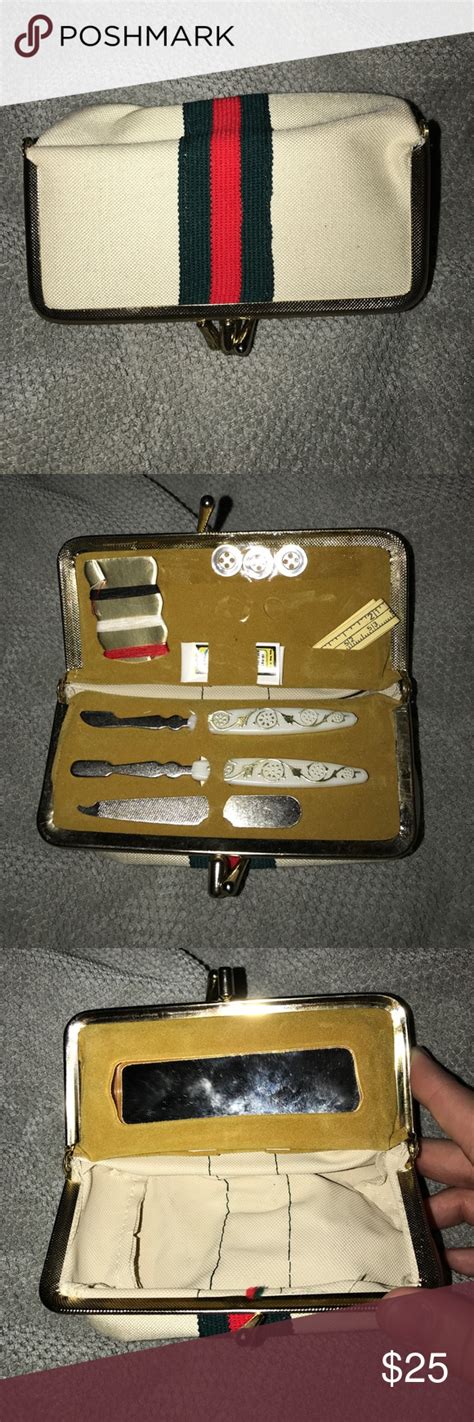 vintage gucci sewing kit